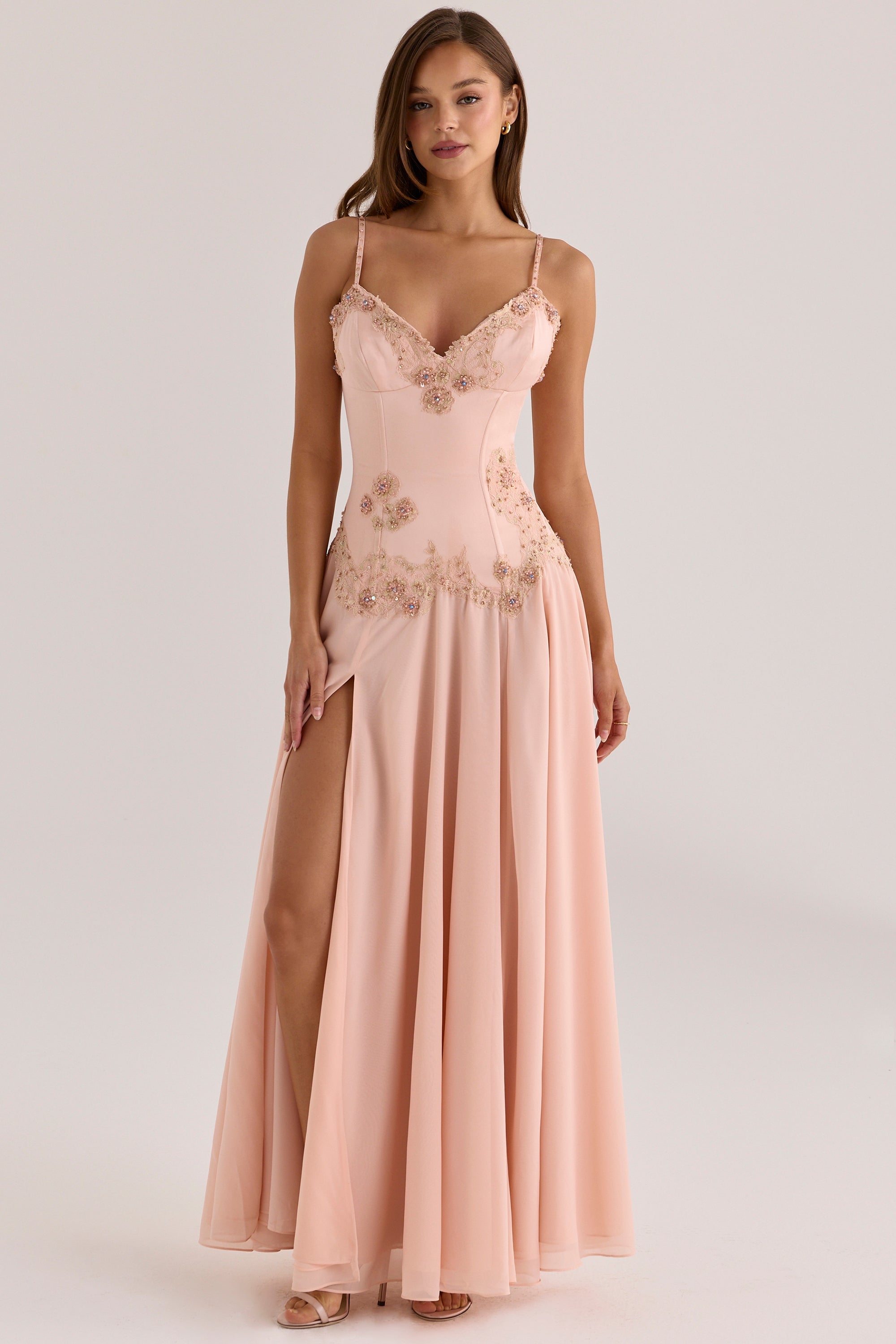 Zoe | Romantic Satin Evening Gown