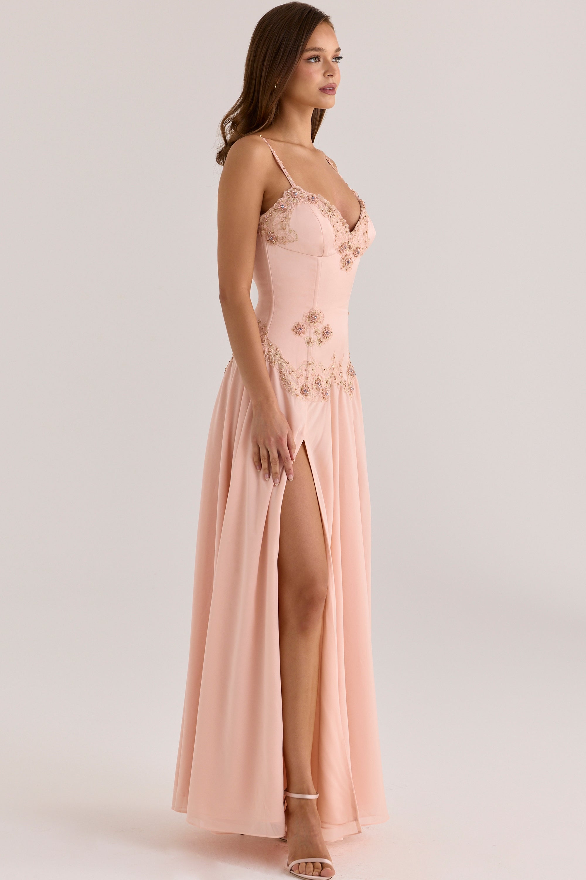 Zoe | Romantic Satin Evening Gown