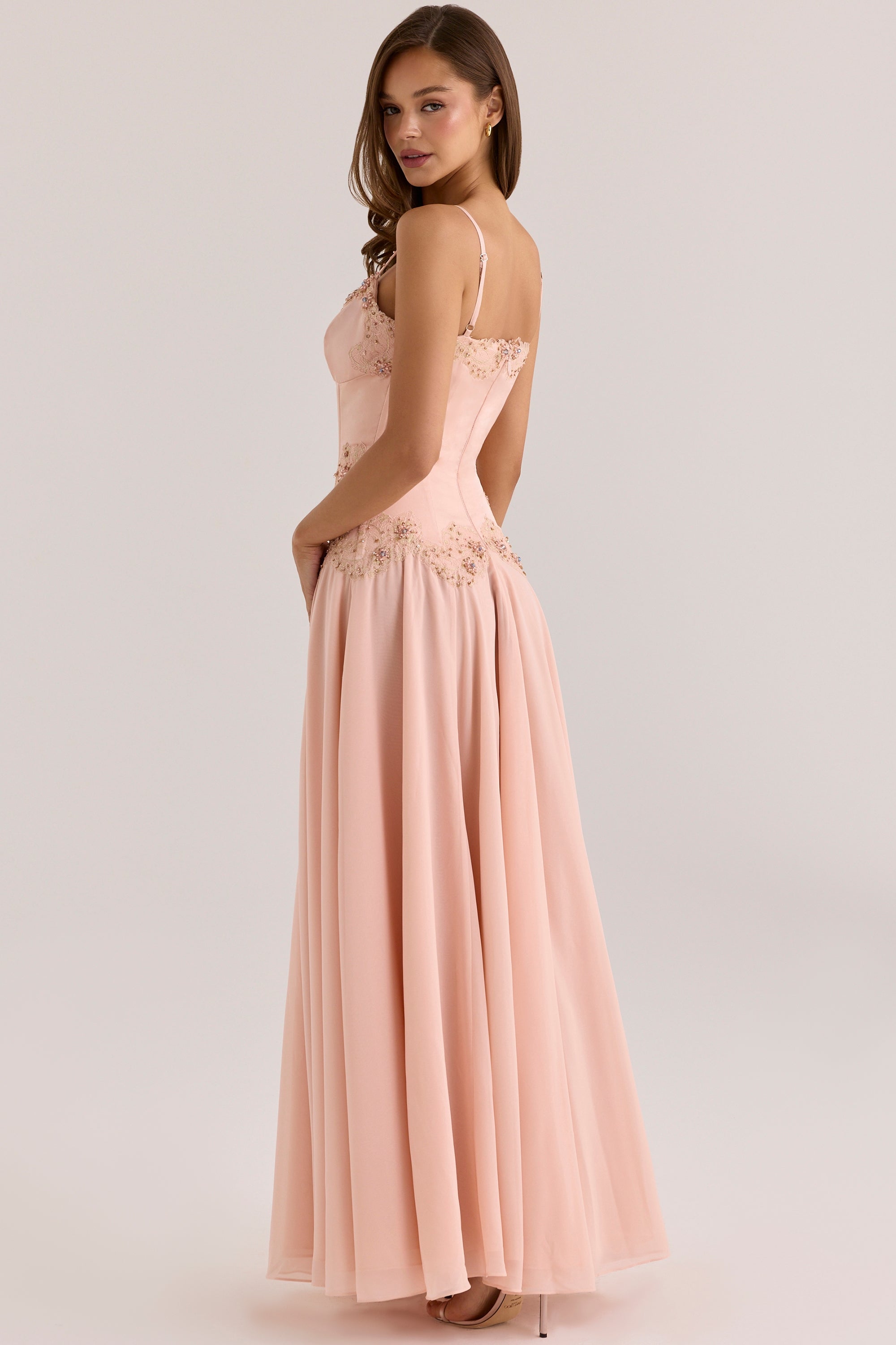 Zoe | Romantic Satin Evening Gown