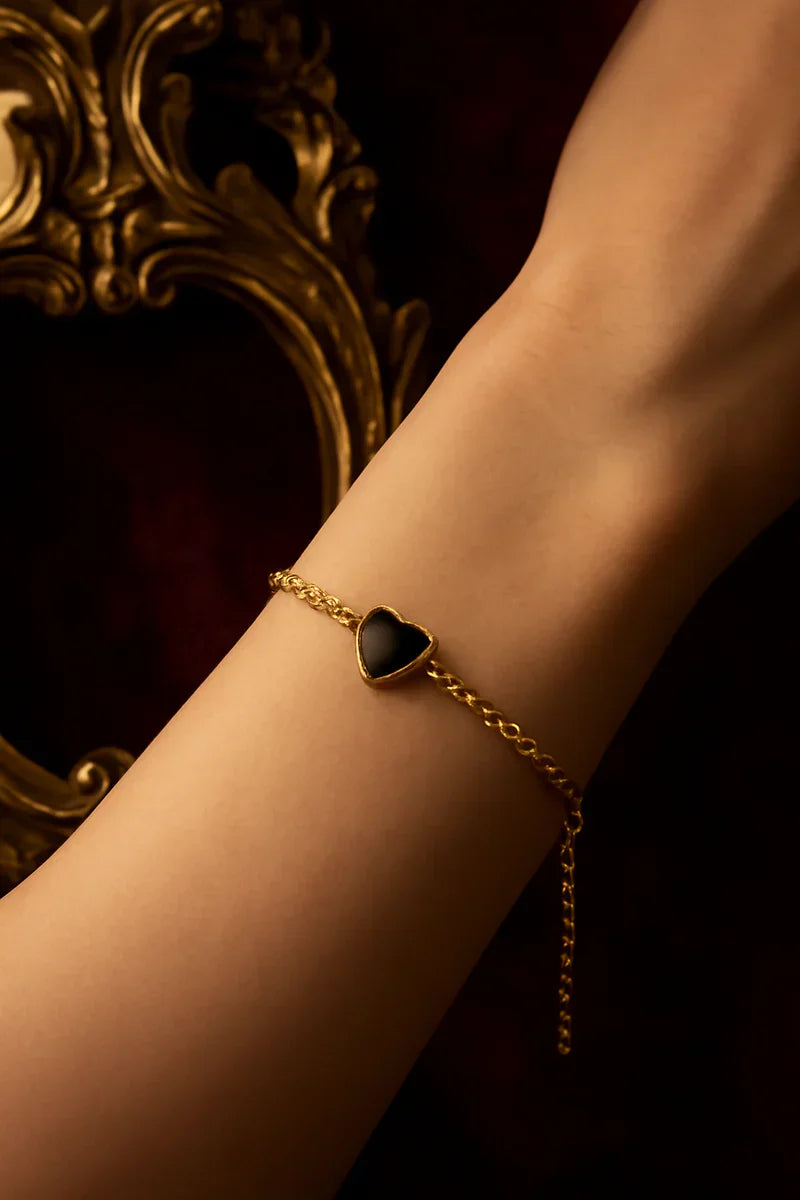 Lumière D’Or Heart Bracelet – 18k Gold
