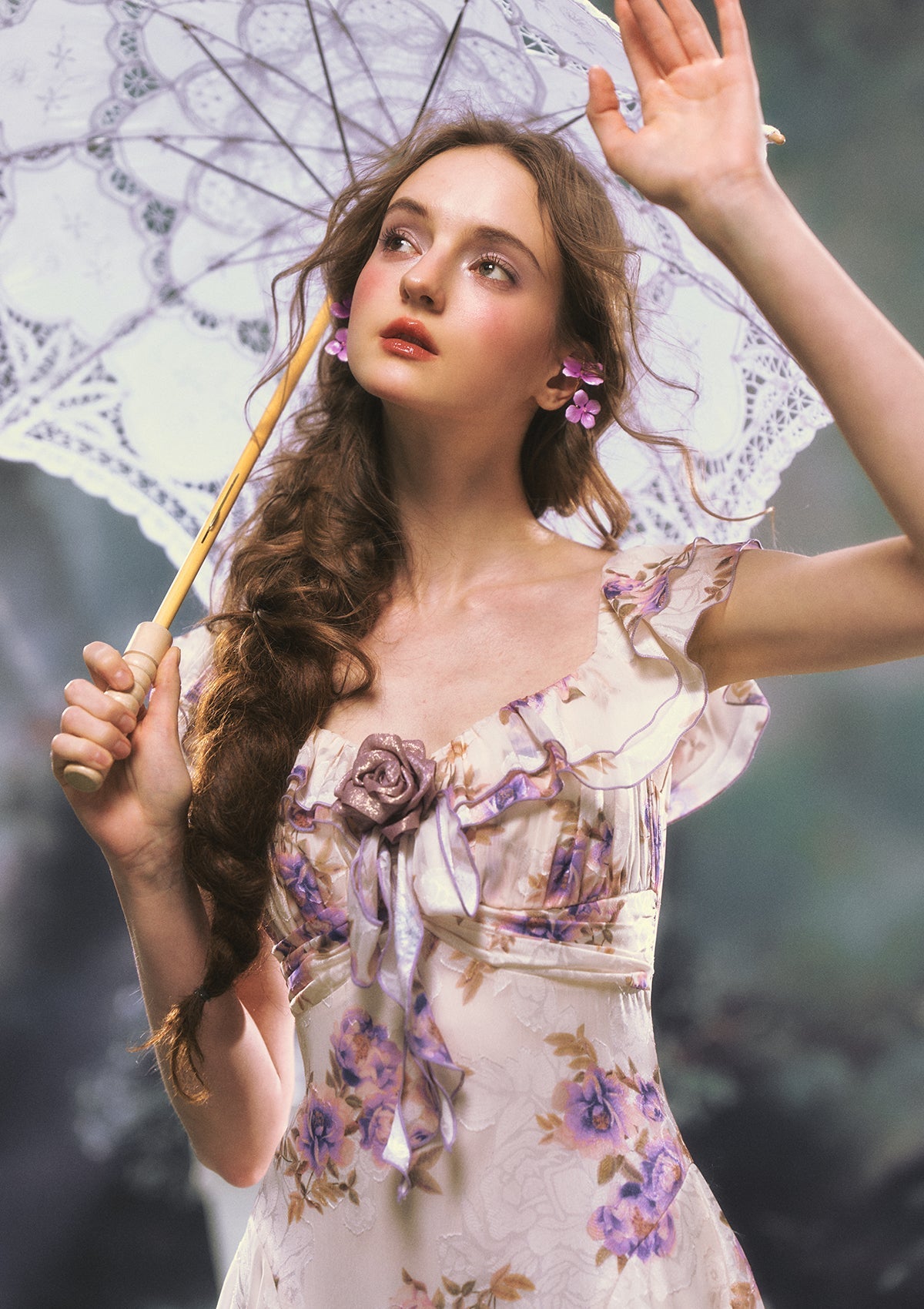 Anna | Romantic Ruffle Chiffon Dress