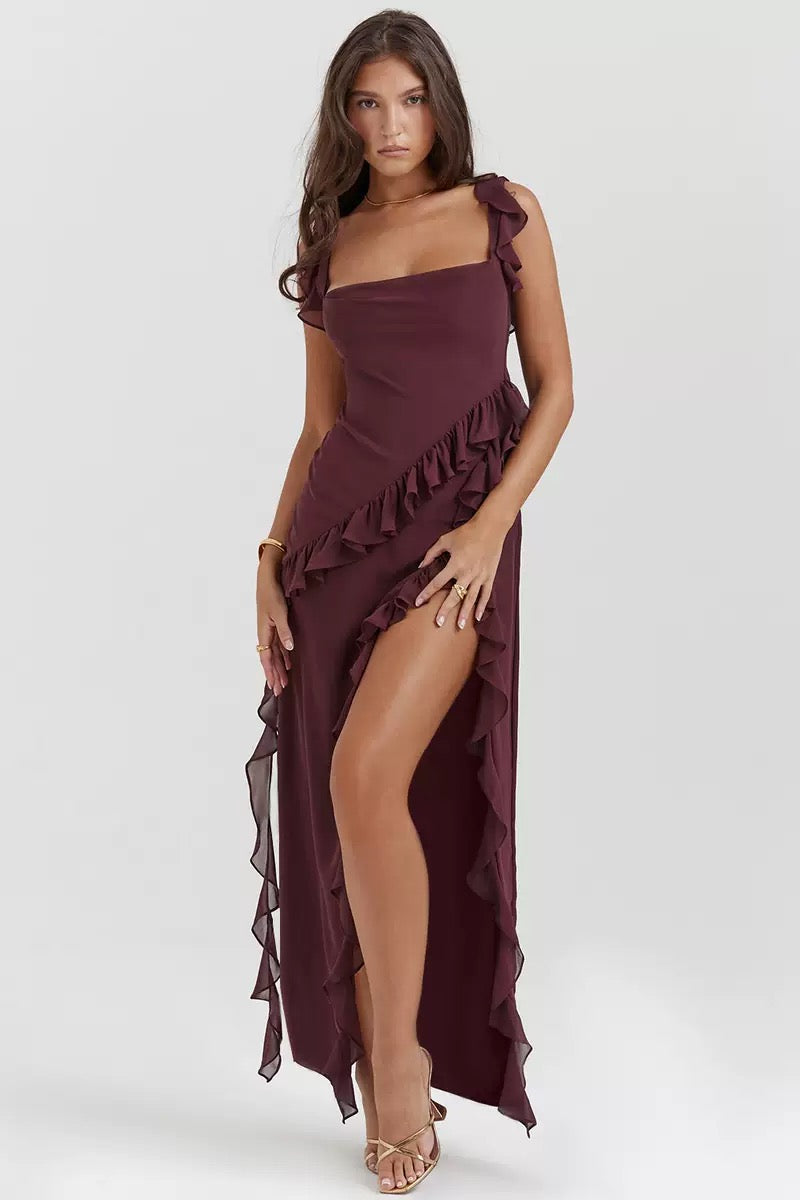 Maisa | Ruffle Maxi Dress