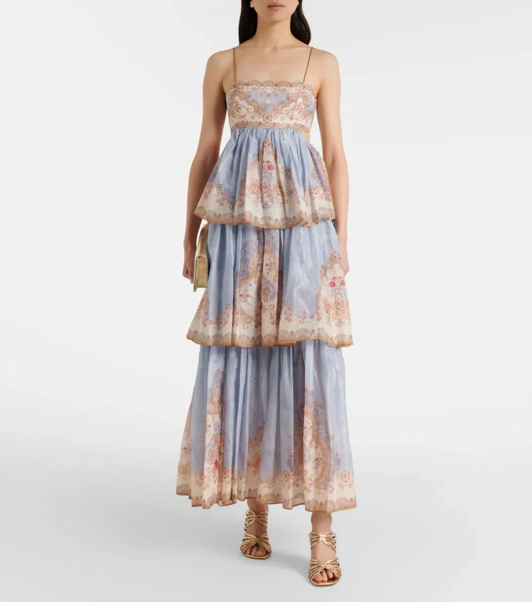 Lisa | Elegant Lace-Up Maxi Dress